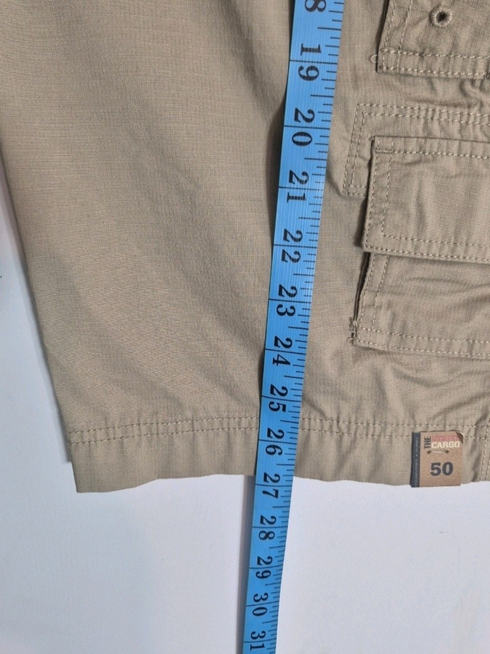 Roundtree & Yorke Men's Shorts Size 50 Big Classic Fit Utility Cargo Khaki 69 - Picture 5 of 16